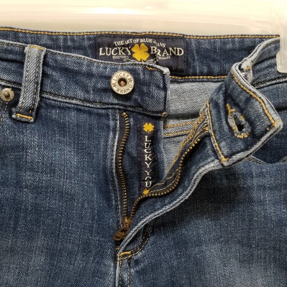 Lucky Brand shorts 2/26 Sweet Straight DIY cutoff frayed hem denim jean distress - Picture 8 of 15